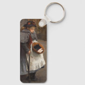 マッチスティックガール貧しい通りウルチンアーバン貧困 キーホルダー (裏面)