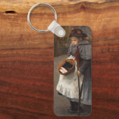 マッチスティックガール貧しい通りウルチンアーバン貧困 キーホルダー (正面)