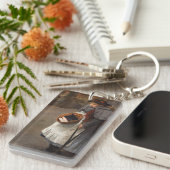 マッチスティックガール貧しい通りウルチンアーバン貧困 キーホルダー (正面右)