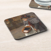 マッチスティックガール貧しい通りウルチンアーバン貧困 コースター (左側)