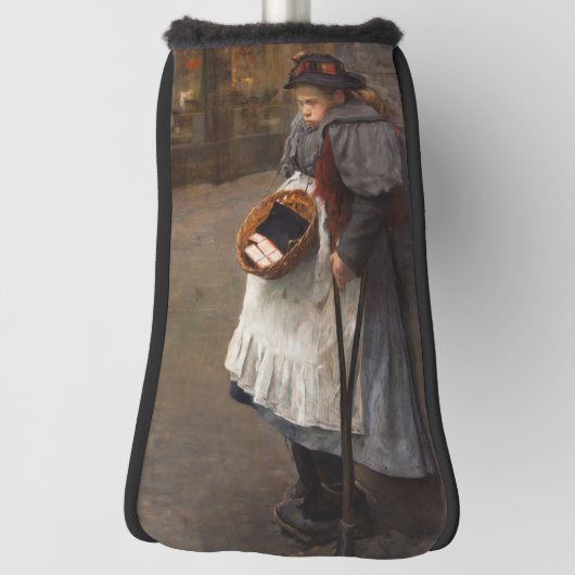 マッチスティックガール貧しい通りウルチンアーバン貧困 ゴルフヘッドカバー (回転90)