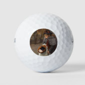 マッチスティックガール貧しい通りウルチンアーバン貧困 ゴルフボール (正面)