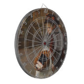 マッチスティックガール貧しい通りウルチンアーバン貧困 ダーツボード (正面左)