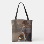 マッチスティックガール貧しい通りウルチンアーバン貧困 トートバッグ (裏面)