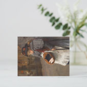 マッチスティックガール貧しい通りウルチンアーバン貧困 ポストカード (スタンド正面)