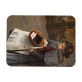 マッチスティックガール貧しい通りウルチンアーバン貧困 マグネット (横)