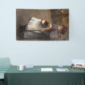 マッチスティックガール貧しい通りウルチンアーバン貧困 横断幕 (トレードショー)