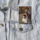 マッチスティックガール貧しい通りウルチンアーバン貧困 缶バッジ (インサイチュ)