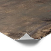 マッチスティックガール貧しい障害者市場オン通り ポスター (角)