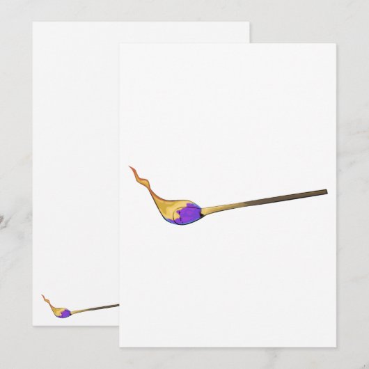 マッチスティック 案内状 (正面/裏面)