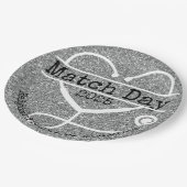 マッチデイシルバー2025グリッター聴診器 ペーパープレート (アングル)