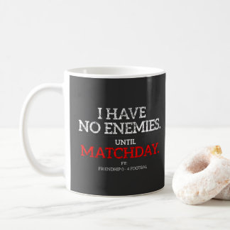 マッチデーまでは仲間面白いサッカーマグ コーヒーマグカップ