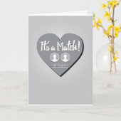 マッチデートすることカード カード (黄色い花)