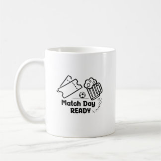 マッチデー準備完了 コーヒーマグカップ