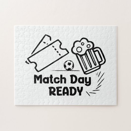 マッチデー準備完了 ジグソーパズル (横)
