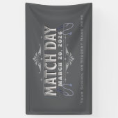 マッチデー2026パーティー エレガントグレー聴診器 横断幕 (縦)