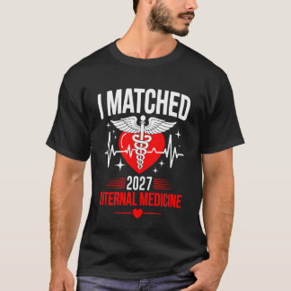 マッチデー 2027 内科レジデント 研修医 Tシャツ