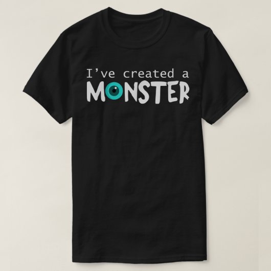 マッチパパとソンシャツ私がモンスターセットを作った Tシャツ (デザイン正面)