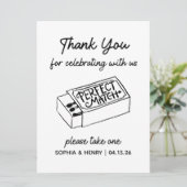 マッチボックスの有利な標識を取る | 結婚感謝 (スタンド正面)