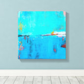 マッチボックスブルー5 キャンバスプリント (インサイチュ (ウッドフロア))