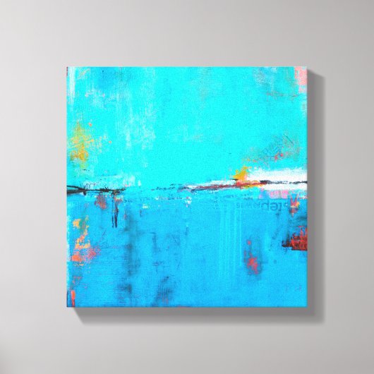 マッチボックスブルー5 キャンバスプリント (正面)