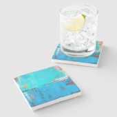 マッチボックスブルー5 ストーンコースター (横)