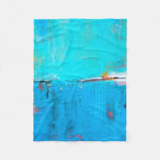 マッチボックスブルー5 フリースブランケット (正面)