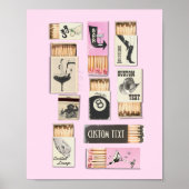 マッチボックスポスターテンプレートウォールアートプリント ポスター (正面)