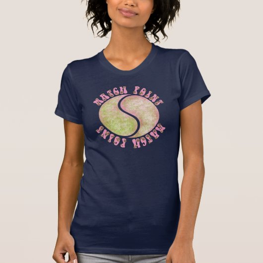 マッチポイントのテニスのティー Tシャツ (正面)