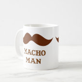 マッチョマンマスタッシュ コーヒーマグカップ (正面左)