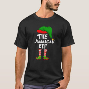 マッチンおもしろいグファミリークリスマスザジャマイカ小妖精や小人 Tシャツ