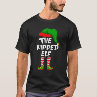 マッチンおもしろいグファミリークリスマスザリップ小妖精や小人 Tシャツ