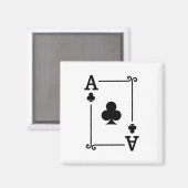 マッチングエースクラブスーツトランプ モダン マグネット (正面/裏面)