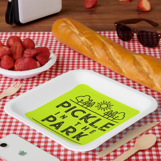 マッチングクラブトーナメントイベントピックボールおもしろい ペーパープレート (ピクニック)