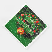 マッチンググリーンメリークリスマス金ゴールドベル (コーナー)