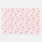 マッチングゴシックCatかわいいキットンペンタグラム ラッピングペーパーシート (正面3)