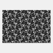 マッチングゴシックCatかわいいキットンペンタグラム ラッピングペーパーシート (正面)