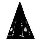 マッチングジャックスペードスーツトランプ モダン パーティーハット (右)