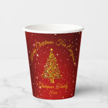 マッチングセットクリスマスレッド金ゴールドツリー星名