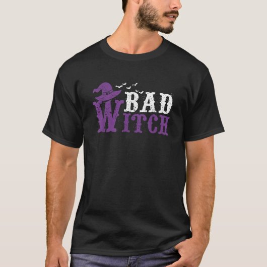 マッチングセット良おもしろいい悪い魔女の衣装シャツGi Tシャツ (正面)