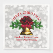 マッチングセット金ゴールドベルレッドボウクリスマス (正面)