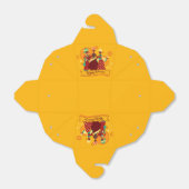 マッチングハッピークワンザ3レディースイエロー フェイバーボックス (折り畳みなし)