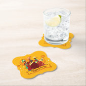 マッチングハッピークワンザ3レディースイエロー ペーパーコースター (インサイチュ)