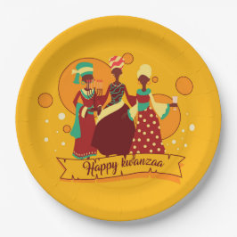 マッチングハッピークワンザ3レディース9» ペーパープレート