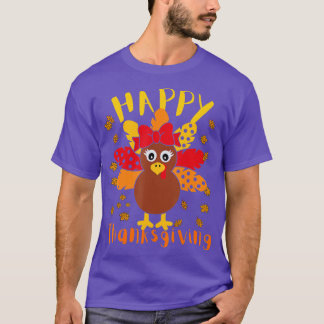 マッチングハッピーサンクスギビング巡礼者トルコ日部屋 Tシャツ