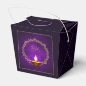 マッチングハッピーディワリパープル フェイバーボックス (裏面サイド)