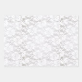 マッチングハロウィーンブラックバラゴシックホワイトレースレッド ラッピングペーパーシート (正面3)