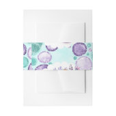 マッチングバックで輝く人魚とシーホース 招待状ベリーバンド (正面例)