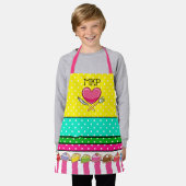 マッチングパイかわいらしズエプロン エプロン (着用した状態)