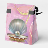 マッチングピンクゴールド&大理石 フェイバーボックス (裏面サイド)